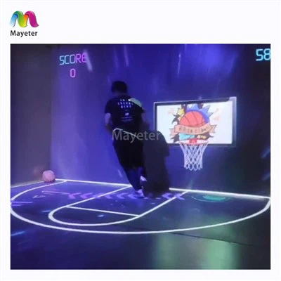 Projetor de sistema de piso interativo para crianças, jogo infantil, playground interativo, projetor interativo